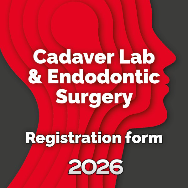 Cadaver Lab &amp; Endodontic Surgery Verona (I), 26-28 November 2026 Registration form